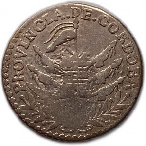 Argentinien 2 reales 1844, Provinz Cordoba