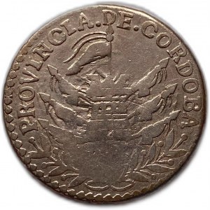 Argentinien 2 reales 1844, Provinz Cordoba