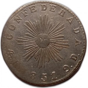 Argentine 4 reales 1851, Provincia de Cordoba