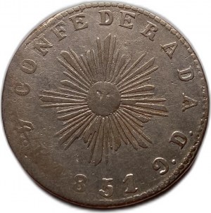 Argentína 4 reales 1851, Provincia de Cordoba