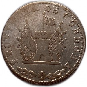 Argentinien 4 reales 1851, Provinz Cordoba