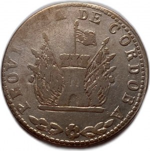 Argentinien 4 reales 1851, Provinz Cordoba