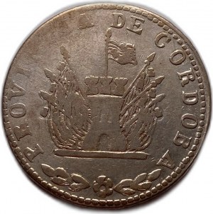 Argentina 4 reales 1851, Provincia di Cordoba