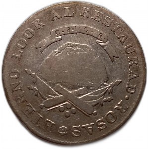 Argentyna 4 reale 1846 RV, prowincja Rioja