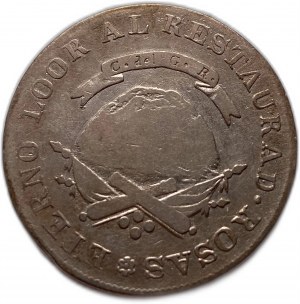 Argentinien 4 reales 1846 RV, Provinz Rioja
