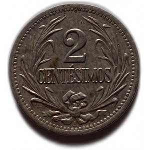 Uruguay 2 Centesimos 1901 A