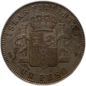 Philippines 1 Peso 1897 SGV