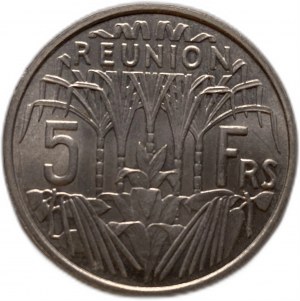 Reunion 5 franků 1955