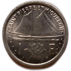 St. Pierre &amp; Miquelon 1 Franc 1948