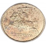 Lithuania 10 Litu 1936, UNC Toning