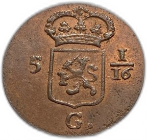 Netherlands East Indies 1 Duit 1802, Key Date, UNC Lustors