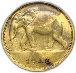 Belgické Kongo 1 Franc 1949, AUNC-UNC