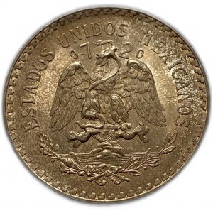 Mexico, 1 Peso 1943, UNC Toning
