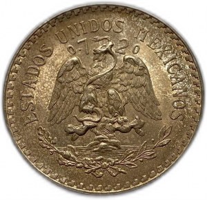 Mexiko, 1 peso 1943, UNC tónování