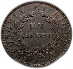 Chili, 1 Centavo 1853, AUNC