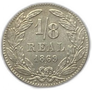 Honduras, 1/8 Real 1869 A, AUNC