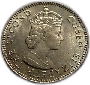Seychellen, 25 Cents 1960, Elisabeth II, UNC