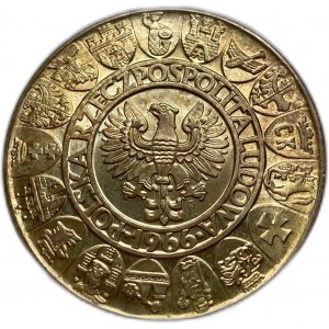 Polska, 100 złotych 1966, UNC