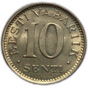 Estonia 10 Senti 1931, UNC