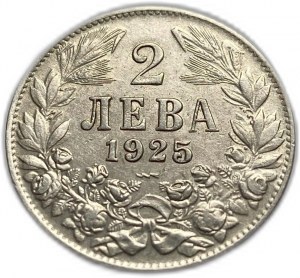 Bulharsko, 2 leva 1925, XF-AUNC