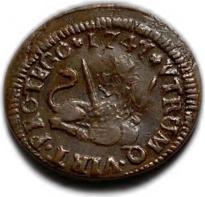 Španielsko, 1. marca 1747 Segovia,Ferdinand VI, XF