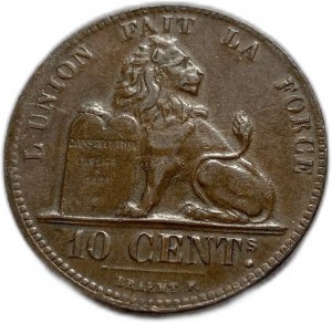 Belgien, 10 Centimes 1833, Leopold I., Stichtag, XF