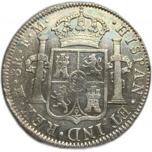 Mexico, 8 Reales, 1794 FM, Charles IV, XF Toning