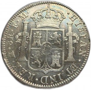 Mexico, 8 Reales, 1794 FM, Charles IV, XF Toning