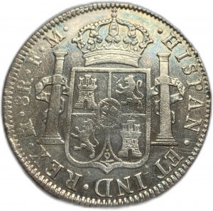 Mexique, 8 Reales, 1794 FM, Charles IV, XF Tonalité