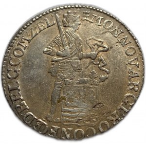 Netherlands, Zeeland, Batavian Republic, Silver Ducat 1795, XF-AUNC