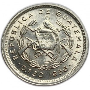 Guatemala, 10 Centavos 1956, UNC Voller Postfrisch-Glanz