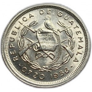 Guatemala, 10 Centavos 1956, UNC Full Mint Luster