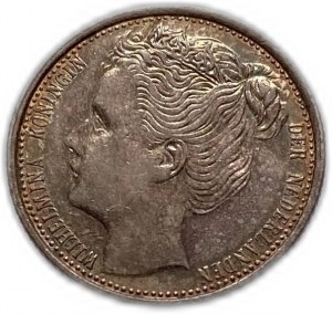 Nizozemsko, 10 centů 1903, tónování