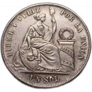 Pérou 1 Sol 1874 YJ