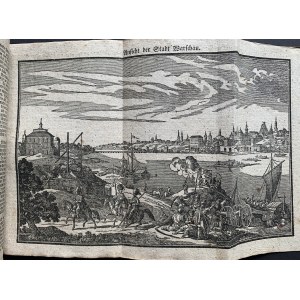 [View of Warsaw] Verbesserter Kalender genannt der hinkende Bote am Rhein [1832].