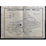[GG] Set of 5 maps - Generalgouvernement [WWII].