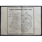 [GG] Set of 5 maps - Generalgouvernement [WWII].
