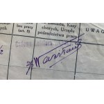 [OKĘCIE] Karta ubezpieczeniowa Nr. 37209. Koper Bronislaw. Warszawa [1928]