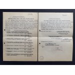 Kapitan KOBAK Kajetan [1892-1952] - Zestaw dokumentów.