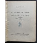 [Wyd. 1] TUWIM Juljan - Polski słownik pijacki i antologja bachiczna. Warszawa [1935]