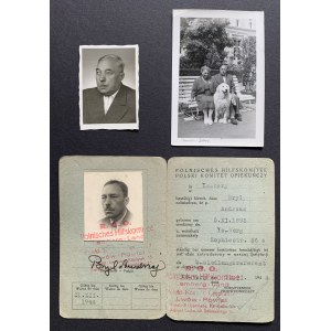 [Lwów] AUSWEIS. LEGITYMACJA. Andrzej BRYL [Kuraś]. Lemberg [1944]