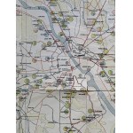 [WARSZAWA] MAPA rozmieszczenia placów budowlanych w Warszawie i okolicach według cen za 1m². [1931]