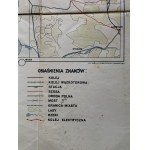 [WARSZAWA] MAPA rozmieszczenia placów budowlanych w Warszawie i okolicach według cen za 1m². [1931]