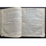 DZIENNIK URZĘDOWY Województwa Sandomierskiego. Radom [1830]