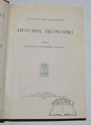 GŁĄBIŃSKI Stanisław, Historia ekonomiki.