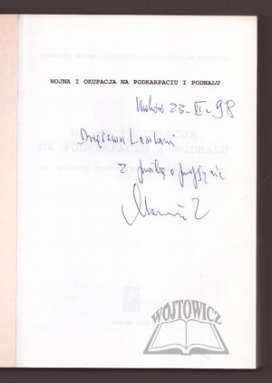 MAZUR Grzegorz, Rojek Wojciech, Zgórniak Marian, Vojna a okupácia na Podkarpatsku a Podhalí v oblasti inšpektorátu ZWZ-AK Nowy Sącz 1939-1945.