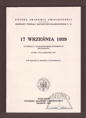 (SIEDEMNASTY) 17 Września 1939 r.