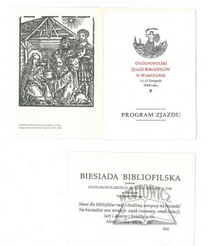 OGÓLNOPOLSKI Zjazd Bibliofilów w Warszawie.