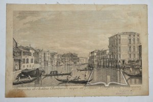 VISENTINI Antonio (1688-1782); CANALETTO (1697-1768), (Venice). Prospectus ab Aedibus Bemborum usque ad Grimanos Calergios nunc Vendramenos.