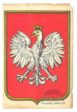 INTONACO. L'emblema della Polonia.